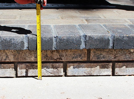photo après d'une de nos réalisations de nivellement de béton
