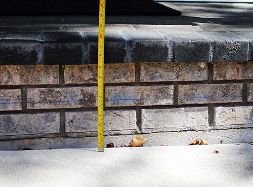 photo avant d'une de nos réalisations de nivellement de béton