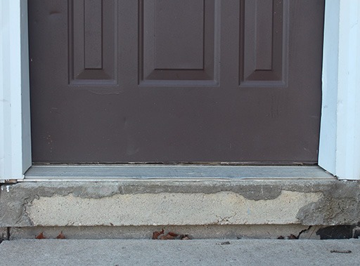 photo avant d'une de nos réalisations de nivellement de béton