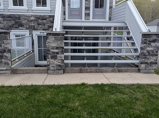 redressement de béton escaliers